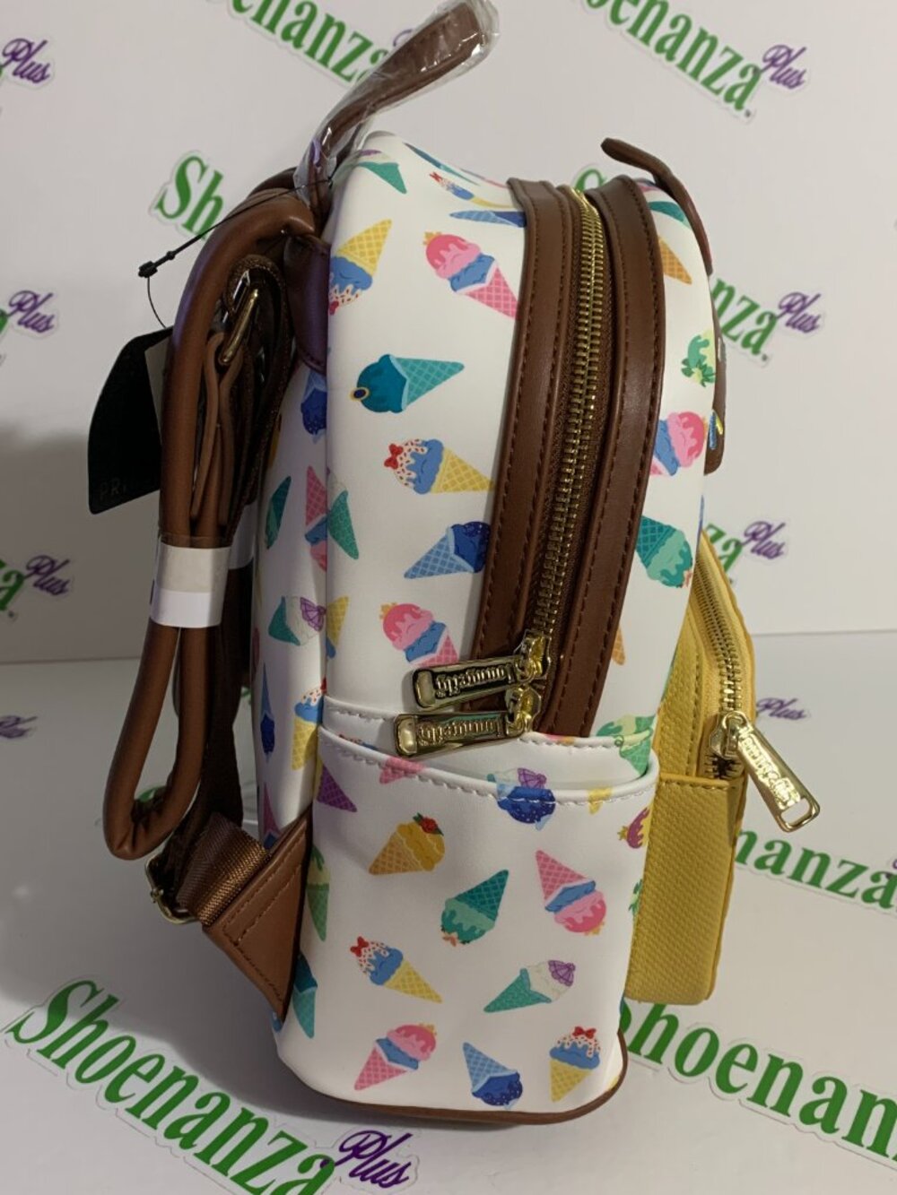 Loungefly Mini Backpack Disney Princess Ice Cream Sundae Cone Cherry Bag - Picture 6 of 9